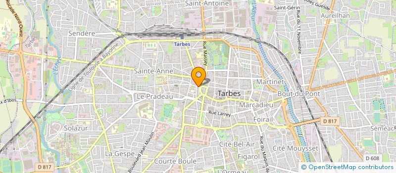 localisation de l'entreprise LE RIALTO  TARBES