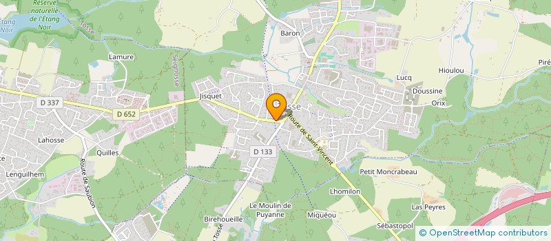 localisation de l'entreprise LE RIBOTE  TOSSE