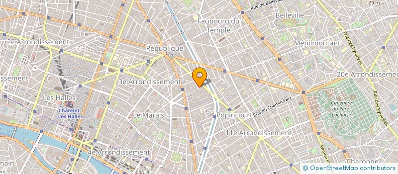 localisation de l'entreprise LE RIBOULDINGUE  PARIS