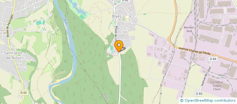 localisation de l'entreprise LE RICCOTY  BLYES