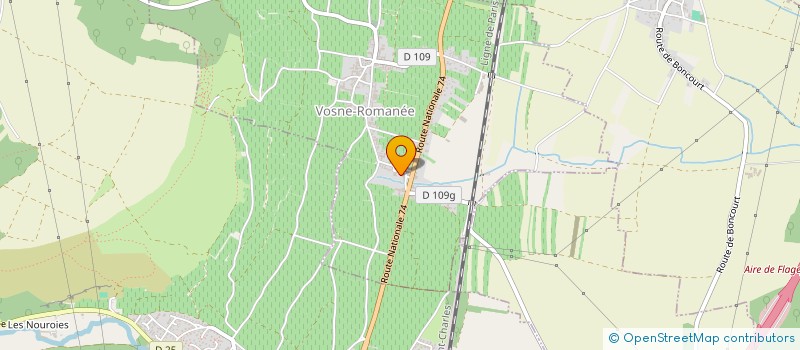 localisation de l'entreprise LE RICHEBOURG  VOSNE-ROMANEE