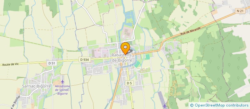 localisation de l'entreprise LE RICHELIEU à RABASTENS-DE-BIGORRE