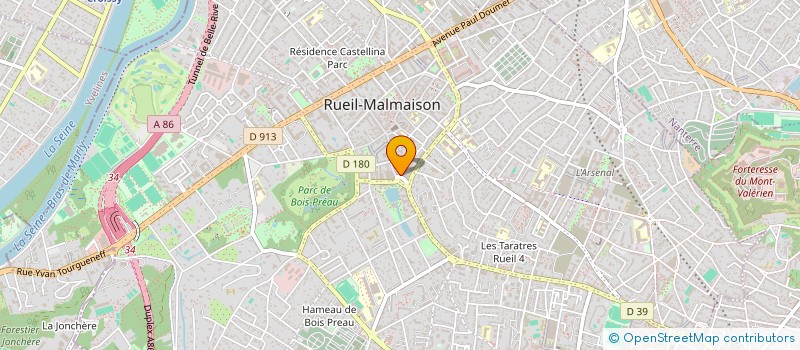 localisation de l'entreprise LE RICHELIEU à RUEIL-MALMAISON