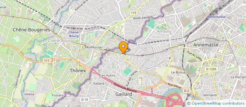 localisation de l'entreprise LE RICHEMOND à GAILLARD