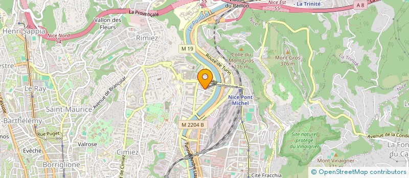 localisation de l'entreprise LE RICHMOND à NICE