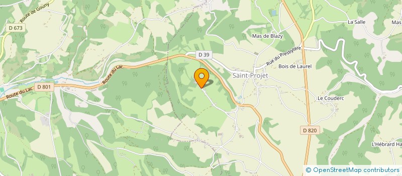 localisation de l'entreprise LE RICI  SAINT-PROJET