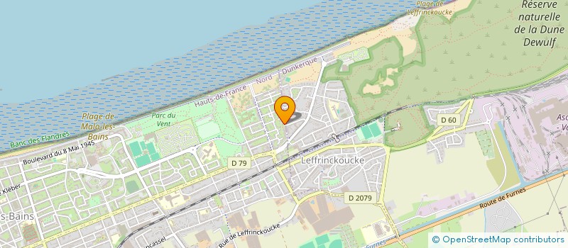 localisation de l'entreprise LE RICOCHET à DUNKERQUE