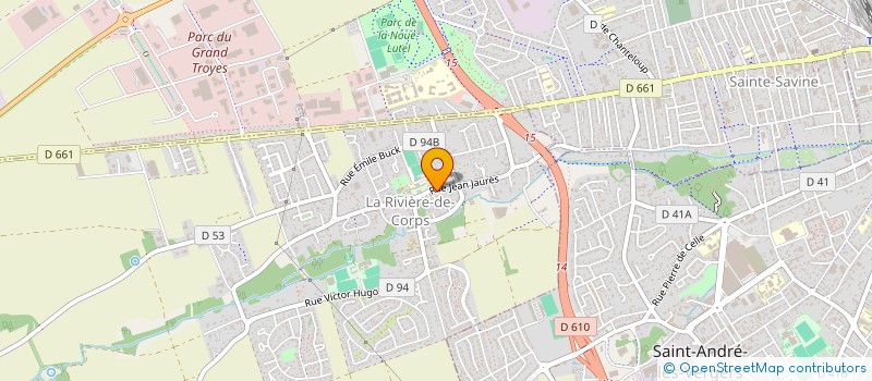 localisation de l'entreprise LE RICOR  LA RIVIERE-DE-CORPS