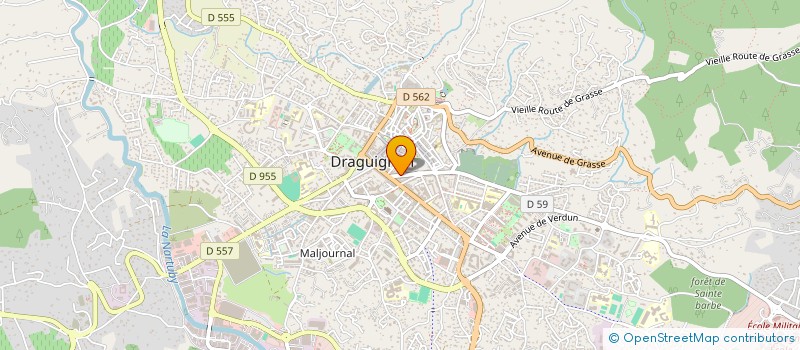 localisation de l'entreprise LE RICSON à DRAGUIGNAN