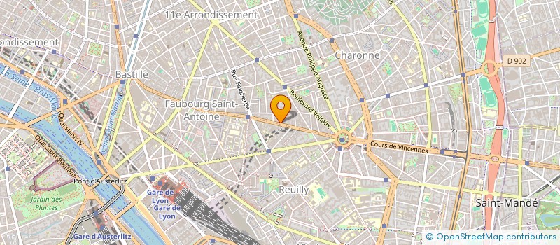 localisation de l'entreprise LE RIDEAU VALDOTAIN à PARIS 11
