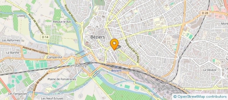 localisation de l'entreprise LE RIF SARL à BEZIERS