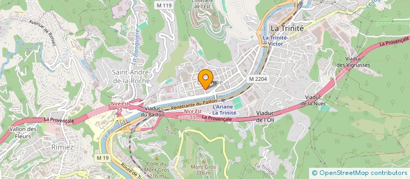 localisation de l'entreprise LE RIFDOR à NICE