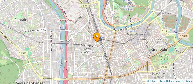 localisation de l'entreprise LE RIFTORD à GRENOBLE