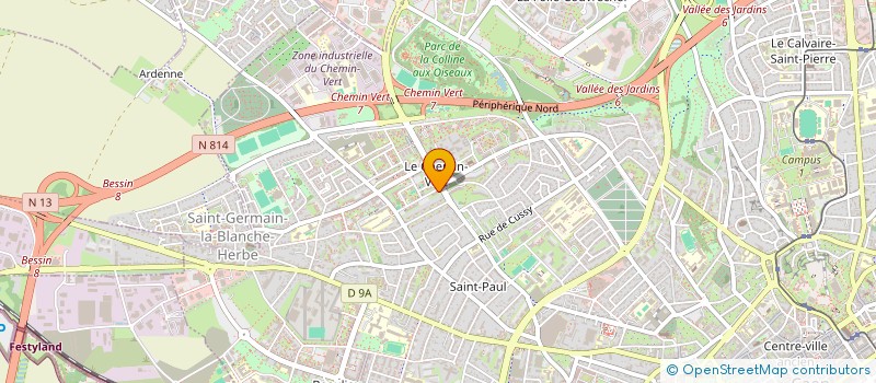 localisation de l'entreprise LE RIGAUDON à CAEN