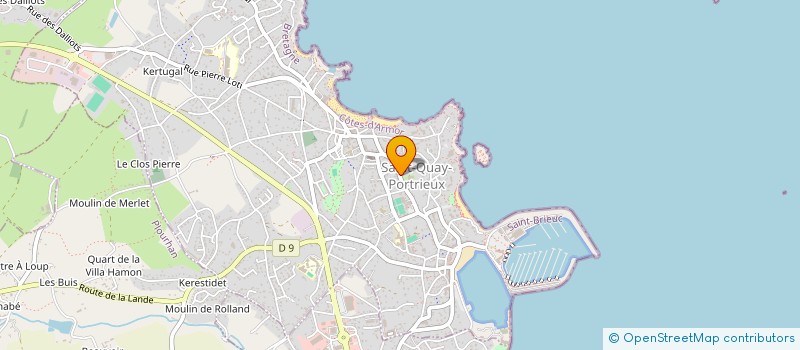 localisation de l'entreprise LE RIGOLEUR  SAINT-QUAY-PORTRIEUX