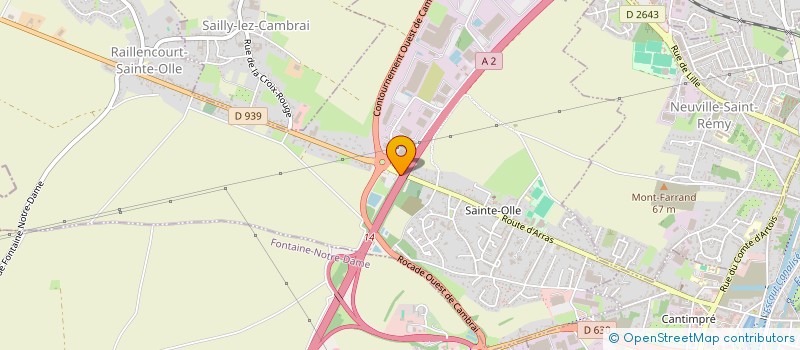 localisation de l'entreprise LE RILEY  RAILLENCOURT-SAINTE-OLLE