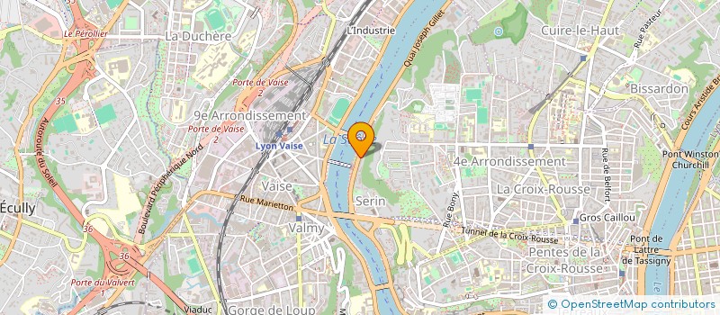 localisation de l'entreprise LE RING  LYON