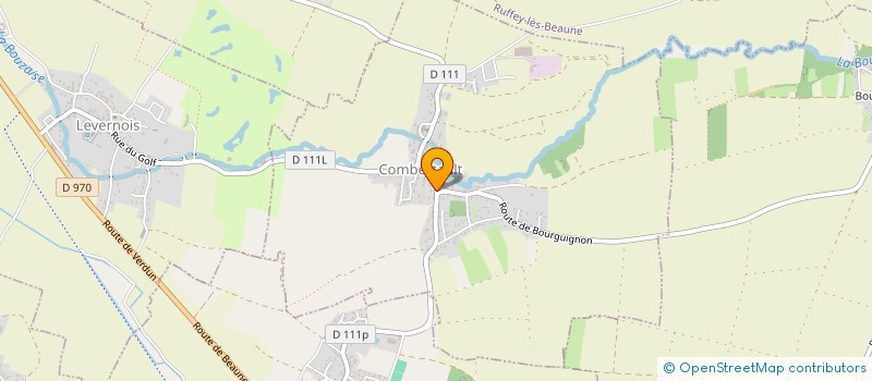 localisation de l'entreprise LE RING BOURGUIGNON  COMBERTAULT