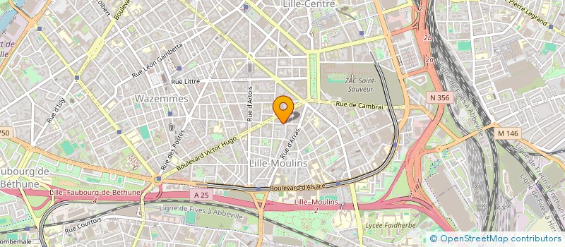 localisation de l'entreprise LE RING DMC à LILLE
