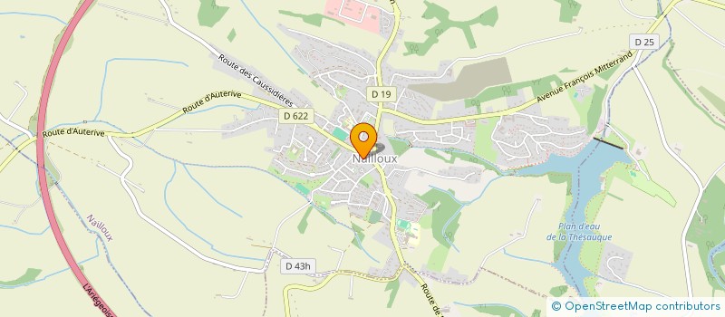 localisation de l'entreprise LE RING NAILLOUX  NAILLOUX