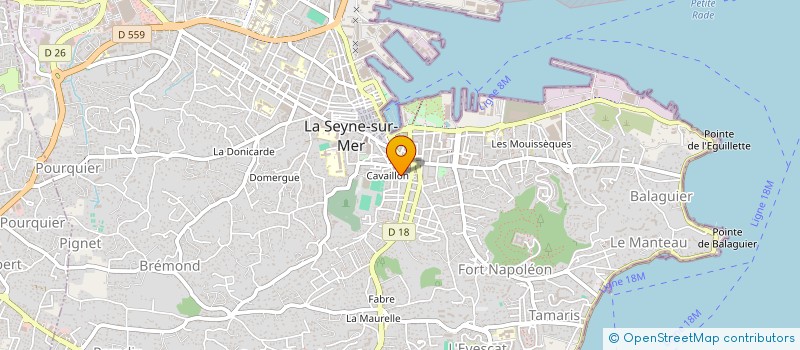 localisation de l'entreprise LE RING OLYMPIEN - DE CILLIS TEAM à LA SEYNE-SUR-MER