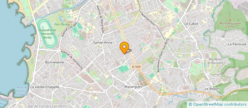 localisation de l'entreprise LE RIOU NEUF à MARSEILLE