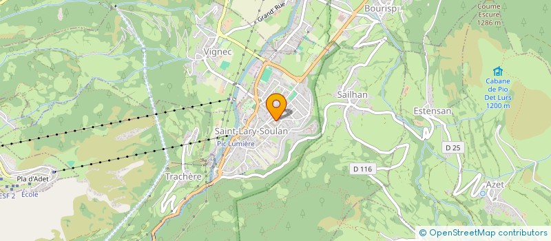 localisation de l'entreprise LE RIOUMAJOU  SAINT-LARY-SOULAN