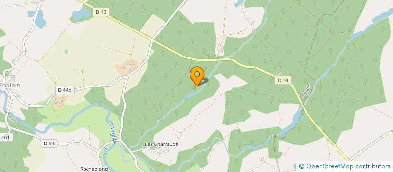 localisation de l'entreprise LE RIS DE FEU à CHALAIS