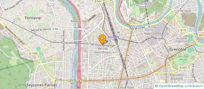 localisation de l'entreprise LE RISELING à GRENOBLE