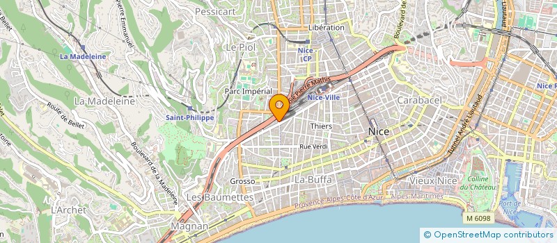 localisation de l'entreprise LE RITCH à NICE