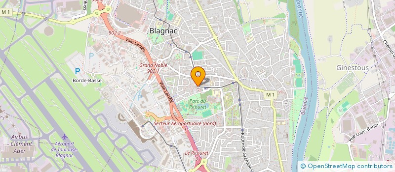 localisation de l'entreprise LE RITOURET à BLAGNAC