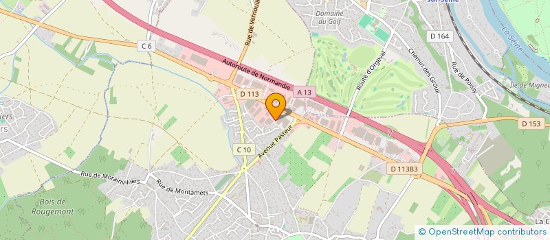 localisation de l'entreprise LE RITUEL D'ORIENT  ORGEVAL