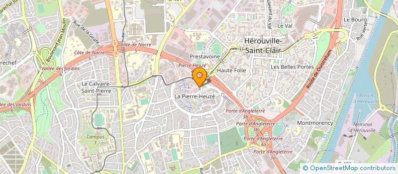 localisation de l'entreprise LE RIVAGE à CAEN