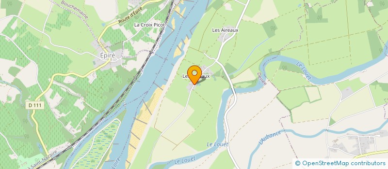 localisation de l'entreprise LE RIVAGE  DENEE