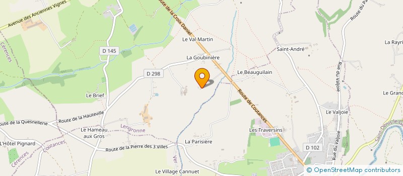 localisation de l'entreprise LE RIVAGE  GAVRAY-SUR-SIENNE