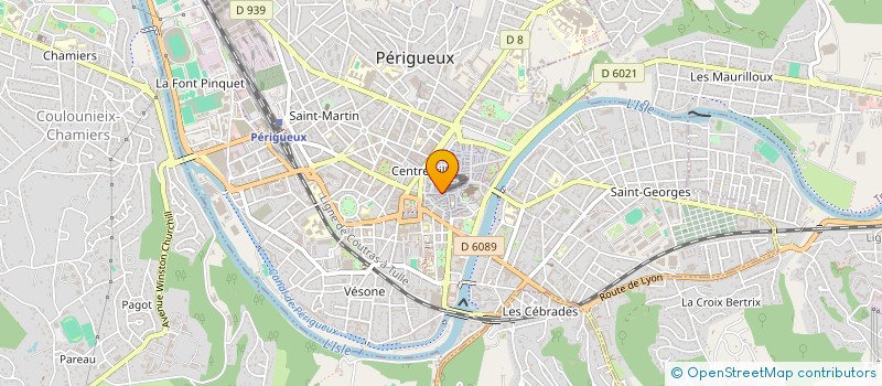 localisation de l'entreprise LE RIVAGE à PERIGUEUX