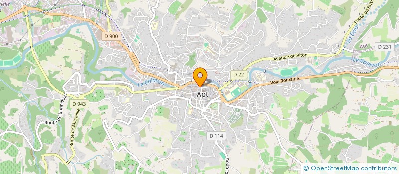 localisation de l'entreprise LE RIVOLI à APT