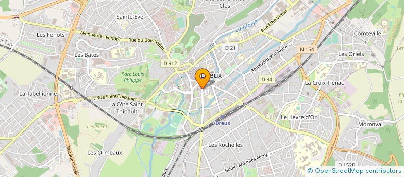 localisation de l'entreprise LE RIYAD à DREUX