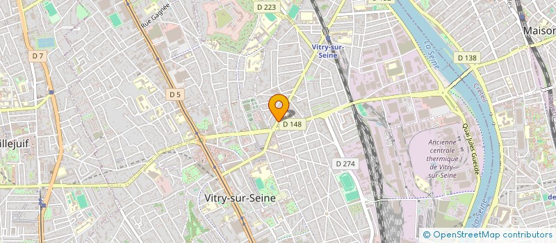 localisation de l'entreprise LE RIYAD DE SAMY  VITRY-SUR-SEINE