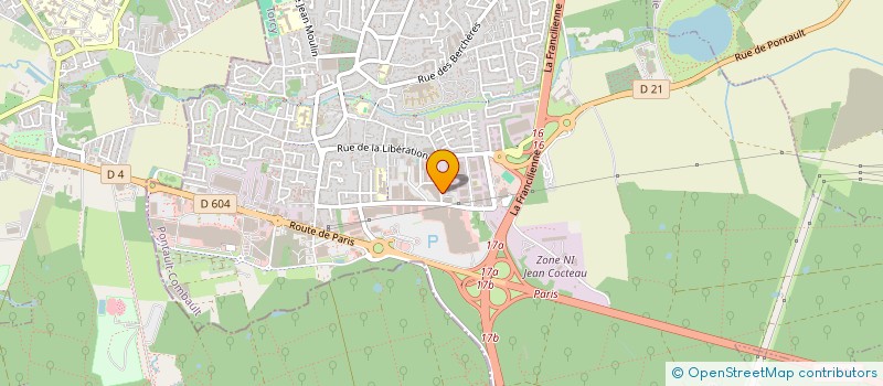 localisation de l'entreprise LE RIYAD DU 77 à PONTAULT-COMBAULT