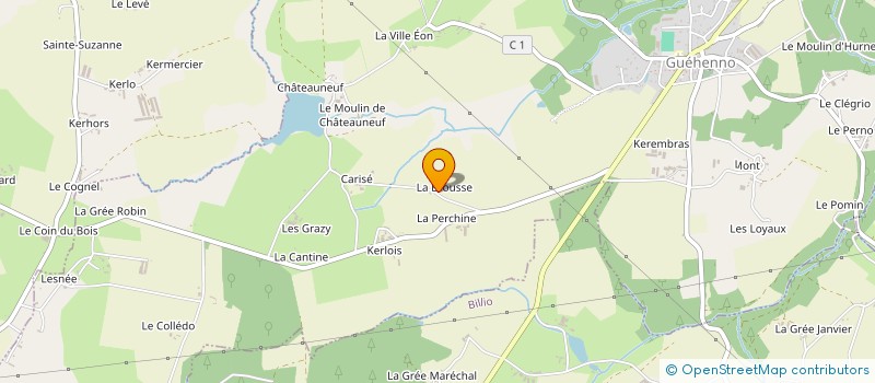 localisation de l'entreprise LE ROBELER à GUEHENNO