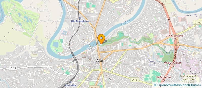 localisation de l'entreprise LE ROBINSON à ALBI