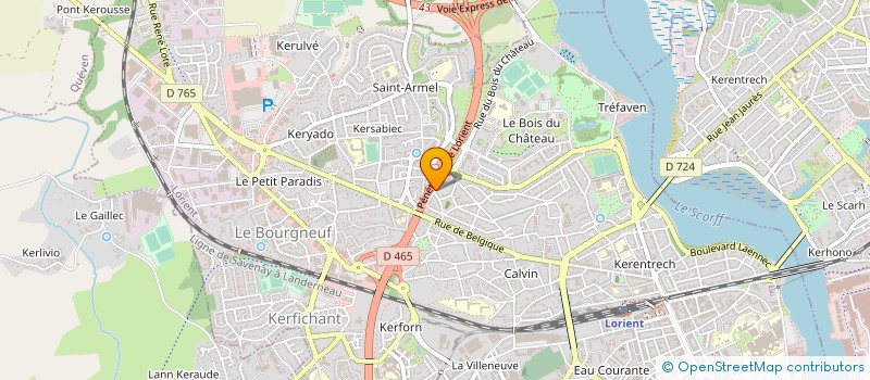 localisation de l'entreprise LE ROBINSON  LORIENT