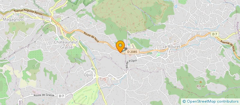 localisation de l'entreprise LE ROBINSON  CHATEAUNEUF-GRASSE