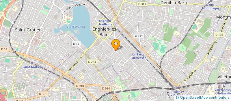 localisation de l'entreprise LE ROC à ENGHIEN-LES-BAINS