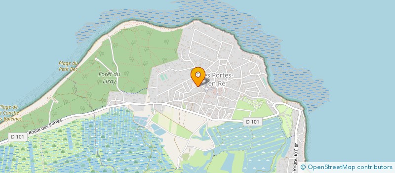 localisation de l'entreprise LE ROC  LES PORTES-EN-RE