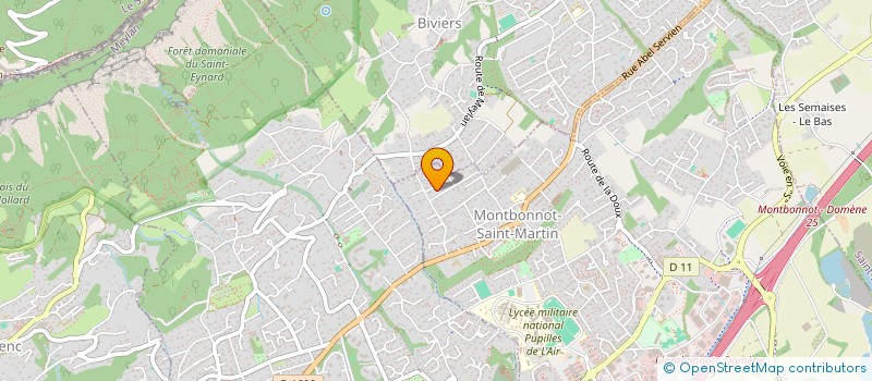 localisation de l'entreprise LE ROC  MONTBONNOT-SAINT-MARTIN