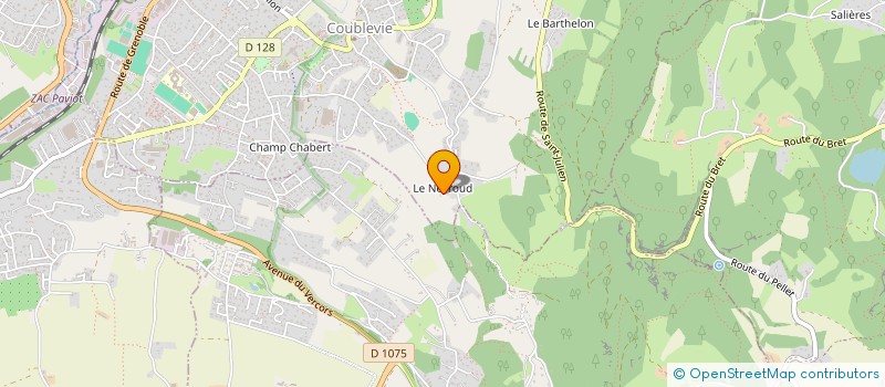 localisation de l'entreprise LE ROC  COUBLEVIE