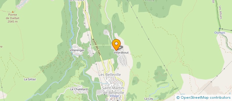 localisation de l'entreprise LE ROC DES TROIS MARCHES  LES BELLEVILLE