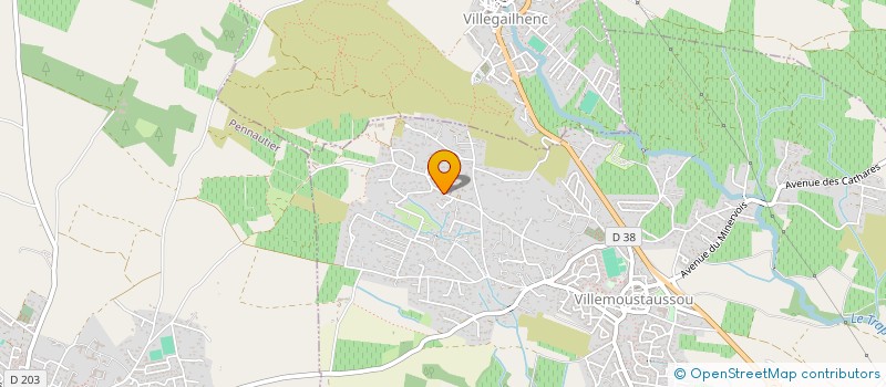 localisation de l'entreprise LE ROC MARY à VILLEMOUSTAUSSOU